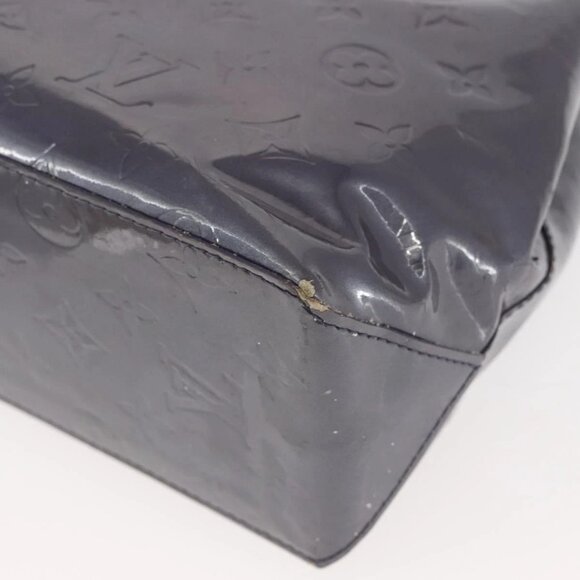 LOUIS VUITTON Monogram Vernis Reade PM Hand Bag Indigo M91335 LV Auth 144063 - Picture 10 of 15